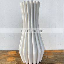 Modern 3D Print Abstract Ceramic Vase Minimalist Decor For Living Room thumbnail-2
