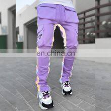 New Foreign Trade Night Running Reflective Strip Men's Casual Pants Men's Trendy Brand Hip-hop Reflective Feet Men's Pants thumbnail-5