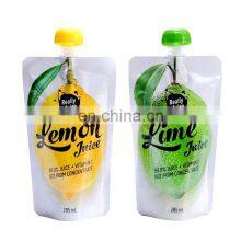 Custom Printed Stand up Pouch BPA Free Food Spout Pouches With Childproof Cap thumbnail-3