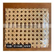 Rattan Mesh Webbing Sheet Panel 60cm Radio Weave Cane Wicker Bamboo Boho Vintage Furniture Bedhead Mirror Drawers Table Shelf thumbnail-1