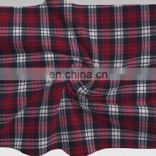 Best Sale BCI Cotton Yarn Dyed Flannel Check Red Design For Winter thumbnail-3