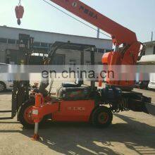 HENGWANG 18kw Truck Crane 4T Forklift Mounted Cargo Crane thumbnail-3