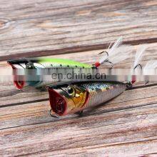 JOHNCOO 2020 New 60mm 7.8g Lures Fishing Hard Bait Topwater Fishing Lures Popper thumbnail-2