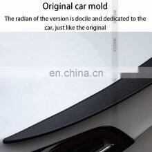 Spoiler Tail Style Carbon Patten New Case Car for Tesla Model Y Set Wooden Time Lead Surface Roof Package ABS Material thumbnail-4