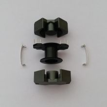 RM12 transformer bobbins  (6+6P),RM12 transformer Accessories bobbins+core+clamps，PM9820+PC44+SUS301 material, with good high temperature resistance.