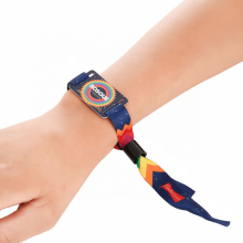 New Style Funny Woven NFC Bracelet Reusable Logo Custom RFID Fabric Wristbands for Concert/Gym/Events/Payment thumbnail-5