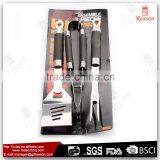 Wooden Handle Stainless Steel Non-stick Barbecue Tools Set thumbnail-4