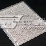 Aluminum frame range hood filter