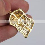 Micro Set 925 Sterling Silver Jesus Piece Mens Hip Hop Pendant Jewelry Iced Out thumbnail-5