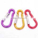 Outdoor Sports Multi Colors Aluminium Alloy Safety Buckle Keychain Climbing Button Carabiner Camping Hiking Hook thumbnail-2