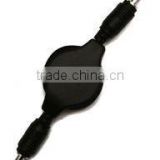 Retractable 3.5mm Mini Stereo Auxiliary Input Cable (Black)