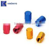 KRONYO Tubeless Aluminum Tire Valve Car Tyre Valve Cap