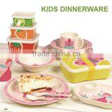 Kids Lunch Bamboo Fibre Bio Tableware Lunch Boxes, Camping Storage Kids Bowl Boxes thumbnail-1