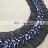 New Arrival Handmade Embroidery Beaded Neckline for Garments HY003 thumbnail-1