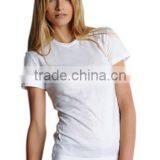 Plain 95 Cotton /5 Elastane Short Sleeves T-shirt thumbnail-1
