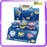 Environmental Cardboard Corrugated Desk Display Box For Fish Food/Seafood