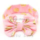 High Quality Shiny Polka Dot Big Hair Bow Headband Top Quality Hair Accessories for Baby Girls Supplier's Choice