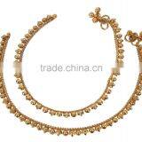 Indian Gold Plated Beautiful Payal Anklet thumbnail-4