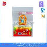 laminated heat seal snack bar packaging bag,plastic bag for food