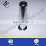 Parallel Pins Without Hole Blue Zinc Plated