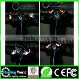 Factory Manufacture OEM/ODM Custom Fashionable Ladies Round Neck Black Cotton Led Shot Glasses