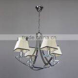 Fabric Square Shade Pendant Lamp thumbnail-1