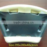 Polystyrene Plastic Food Grade Ecofriendly Fanshaped Fresh Seafood Package Tray