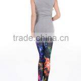 Smoke Print Seamless Leggings thumbnail-3