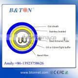 4 Core Multimode/SM Distribution Anti-rodent Armored Indoor Fiber Optic Cable thumbnail-1