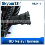 HID Xenon Relay Cable for H8, HID Conversion Kit Relay Wire Harness, H3 H4 H7 H8 H11 9005 9006 HID Relay Harness thumbnail-6