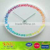 2013 hot decorative acrylic wall clock with creativity