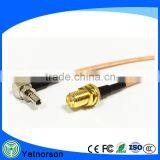 RP SMA to CRC9 RF Jumper Cable RG316 RF Coaxial Cable With SMA Connector thumbnail-1