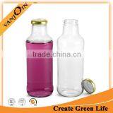 16oz Flint Tall Glass Bottle With Cap thumbnail-1