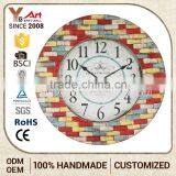 New Coming Personalized Antique Style Wall Clock Gold thumbnail-1