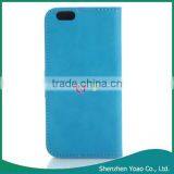 Hot Sell Credit Card Wallet Case for IPhone 6 4.7 Inch Blue thumbnail-4