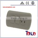 South American 1 Gang Wall Switch Socket thumbnail-1