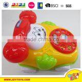 2015 New Item Funny Two Emotion Four Colors Mixed Stowage W/D Pull Line Mini Telephone Car Toy
