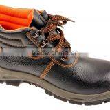 Anti-Puncture PU Injection Slip Suede Leather Safety Shoes thumbnail-3