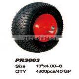 Rubber Pnuematic Wheels Manufactures for Hand Truck Wheel 16'' x 4.00-8 thumbnail-1