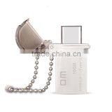 Best Price Dual Port Type C U Disk With Keychain of 16gb-64gb