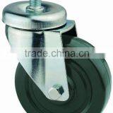 22 Series Double Ball Raceway Structure Screw Stem Swivel Rubber Caster thumbnail-1
