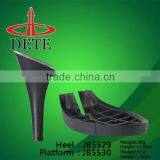 high quality plastic platform heels factory high heel for ladies shoes material made in china