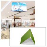 10ft Ceiling Banner Display Trade Show Triangular Hanging Sign (Single Sided Graphic)
