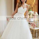 (MY6177) MARRY YOU China Sweetheart Knee-length Lace Wedding Dresses Short 2016 thumbnail-1