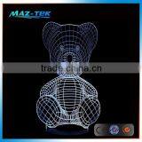 3D USB Decorative Multicolor Changing Night Light