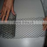 Galvanized expanded coil mesh for wall building