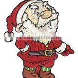 Custom Twill Embroidered Iron On- Backing Heat Cut Christmas Patch