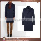 Custom Wool Long Overcoats for Men