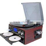 Rain Lane Multifunction Stereo Turntable 3 Speed 2Cd System Record Player Turntable thumbnail-5