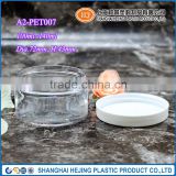 Wholesale transparent Plastic PET jar for hair products